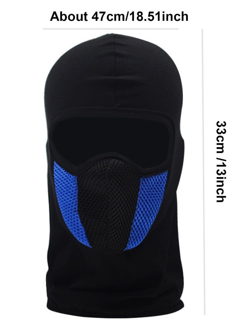 4 Pieces Ski Mask Balaclava Face Mask for Winter Full Face Cover Designed with 1 Hole and Breathing Holes for Men Women Windproof Winter Hat Cold Weather Protection for Motorcycle Riding Bike Cycling - Image 5